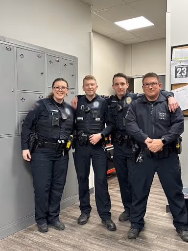 Northlake Police Officers in Uniform