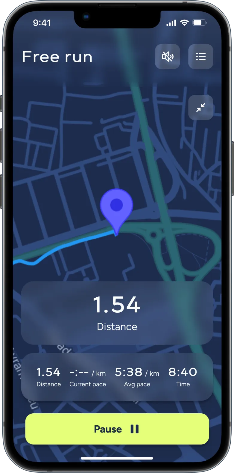 URUNN App free run