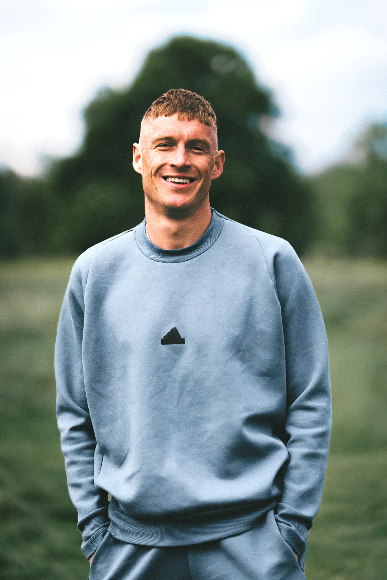 Adam Clarke with hands in his pockets
