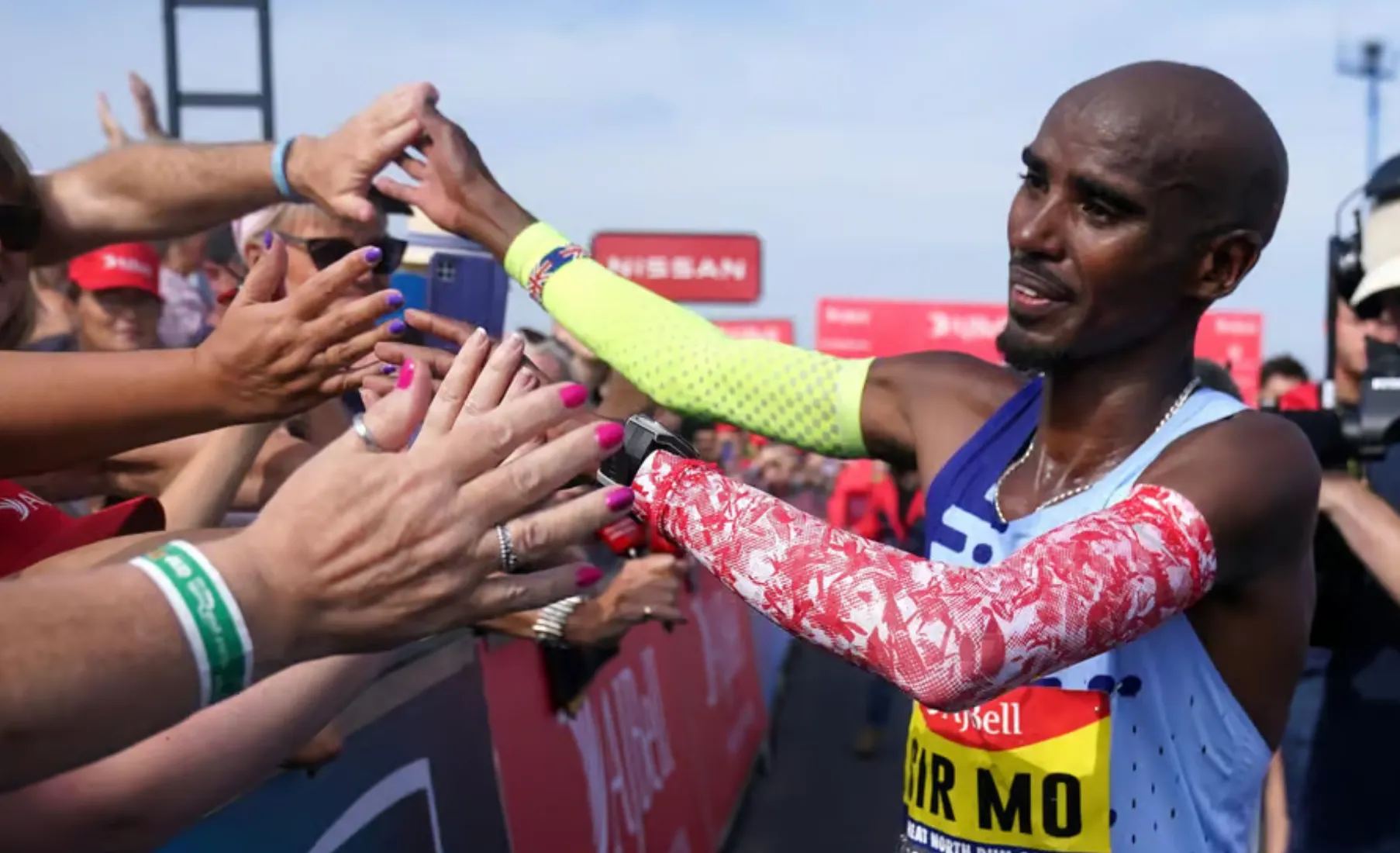 Manchester world - URUNN - Mo Farah and Manchester Marathon runner launch new running app to get Mancs active