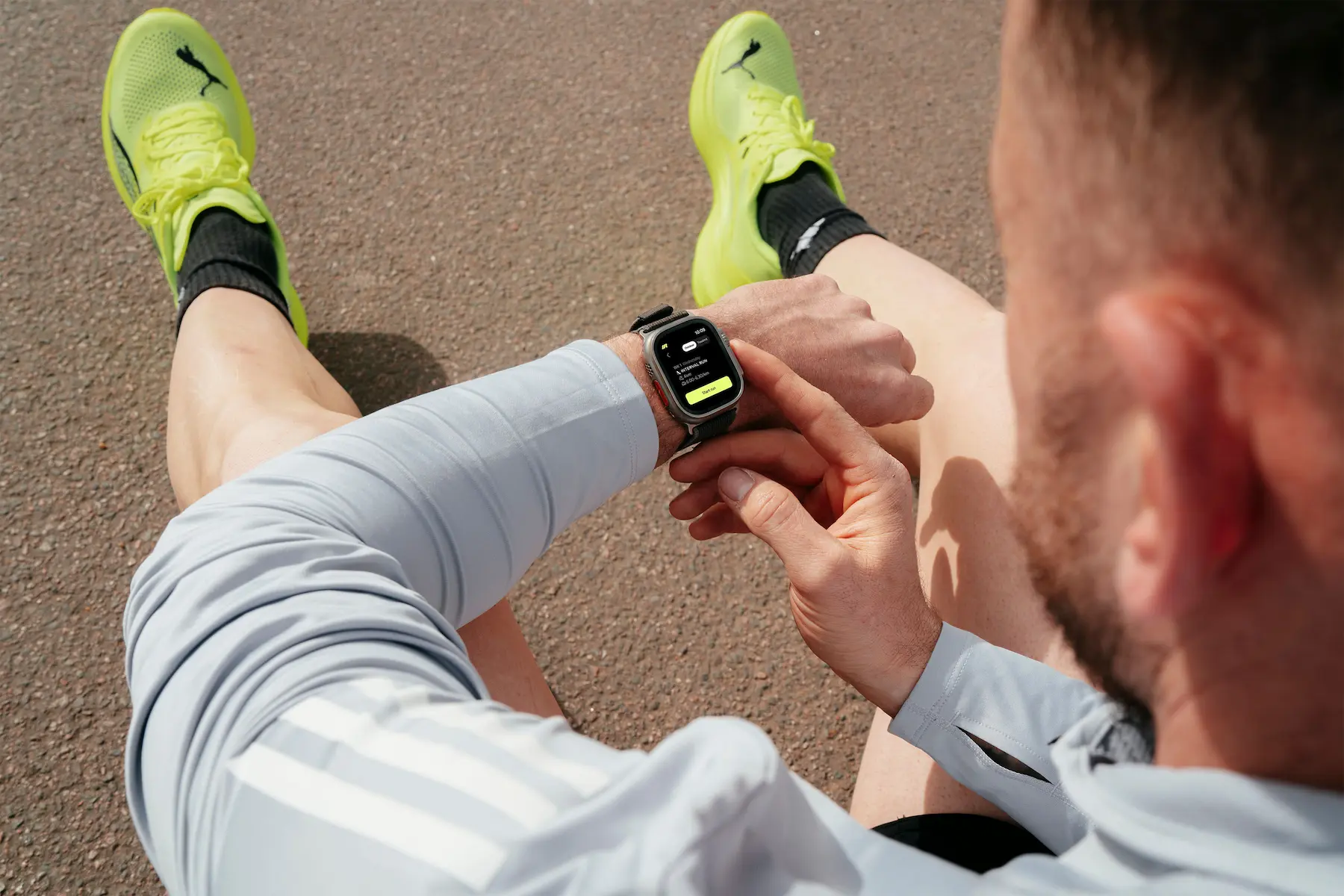 URUNN watch app data