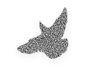 Textured bird graphic