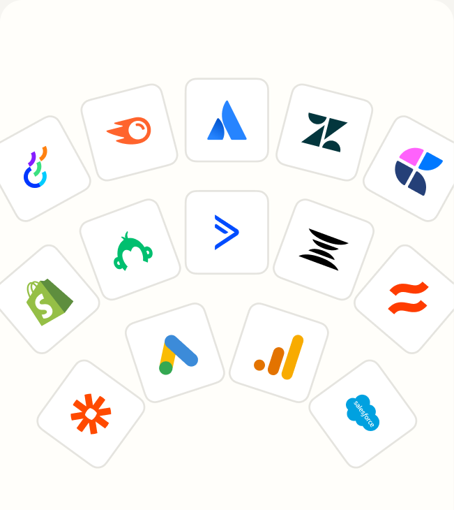Cloud of platform and tool logos