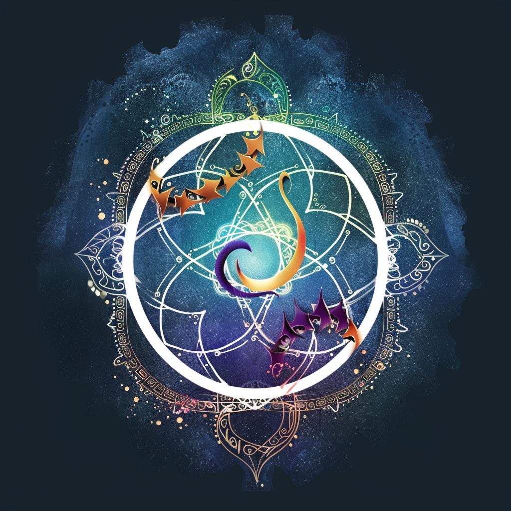 Image d'un pentagramme stylisé