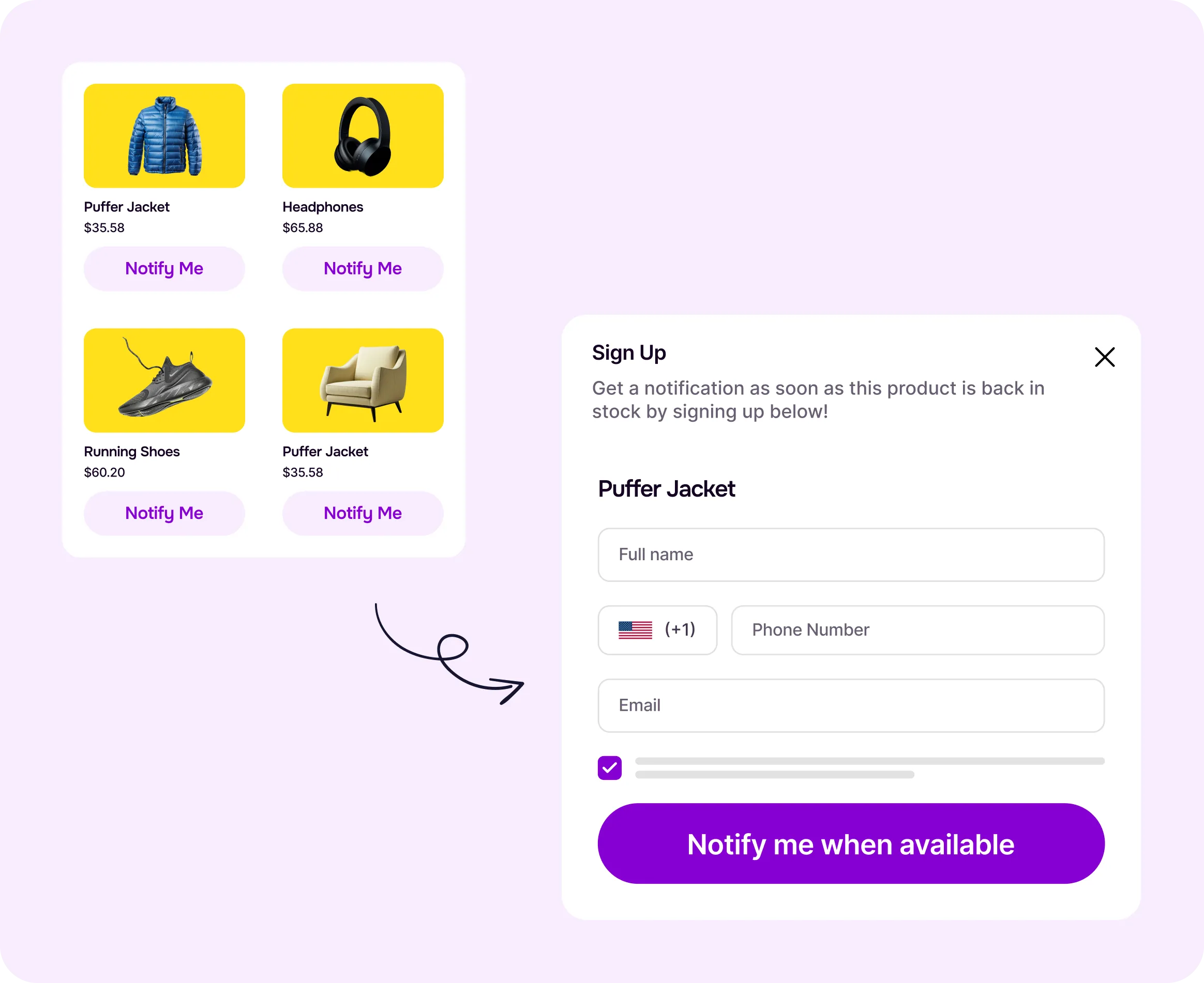 stoq app - sign up