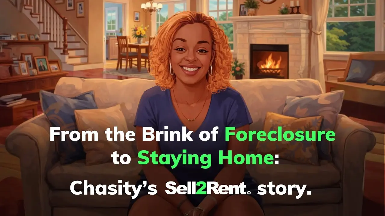 Chasity's Sell2Rent story: she stopped foreclosure and stayed in her home
