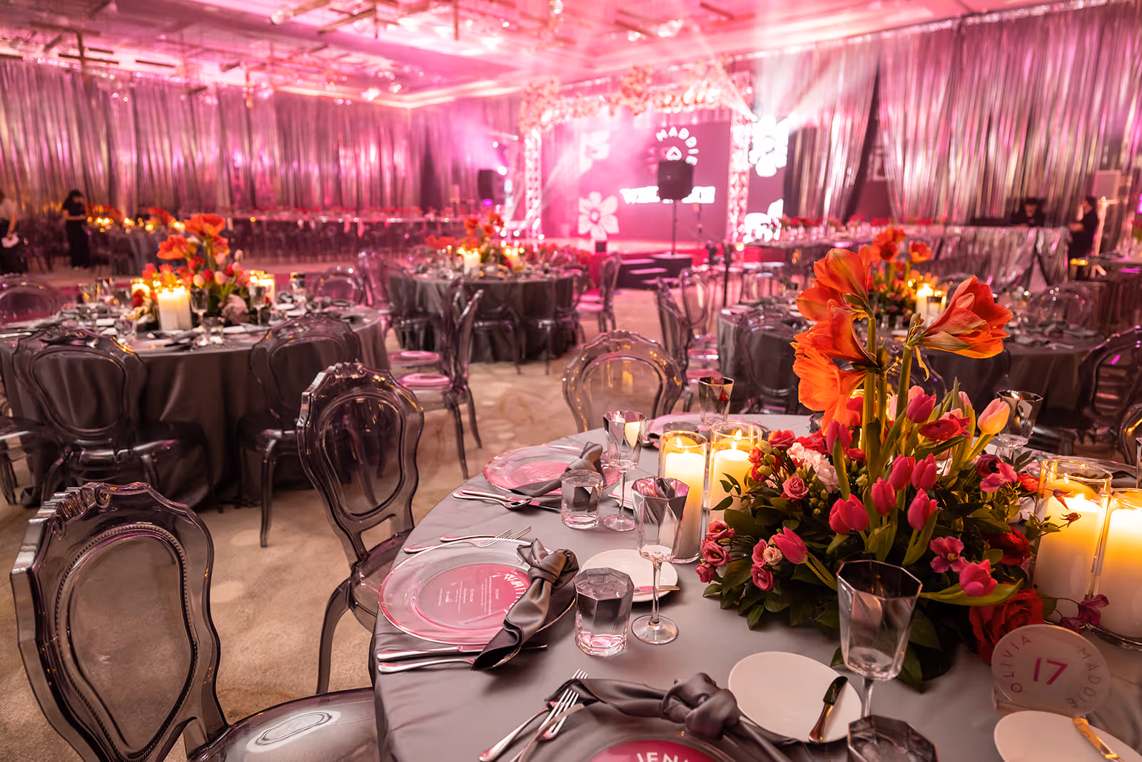 Bat Mitzvah party event with entertainment