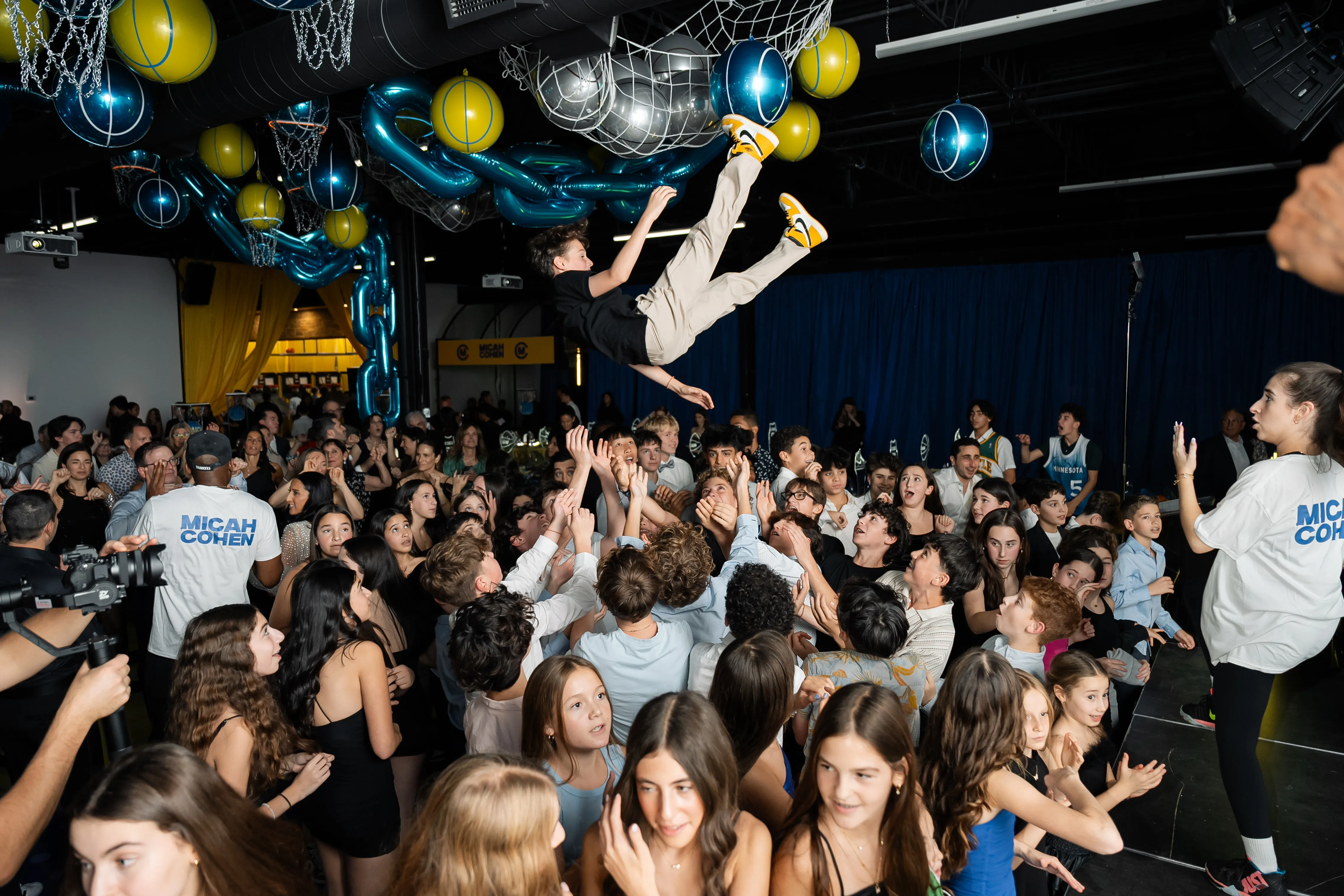 Bar Mitzvah event celebration with entertainment