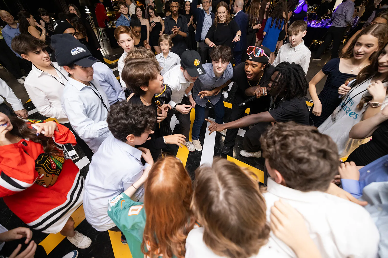 Bar Mitzvah dance party with professional DJ entertainment