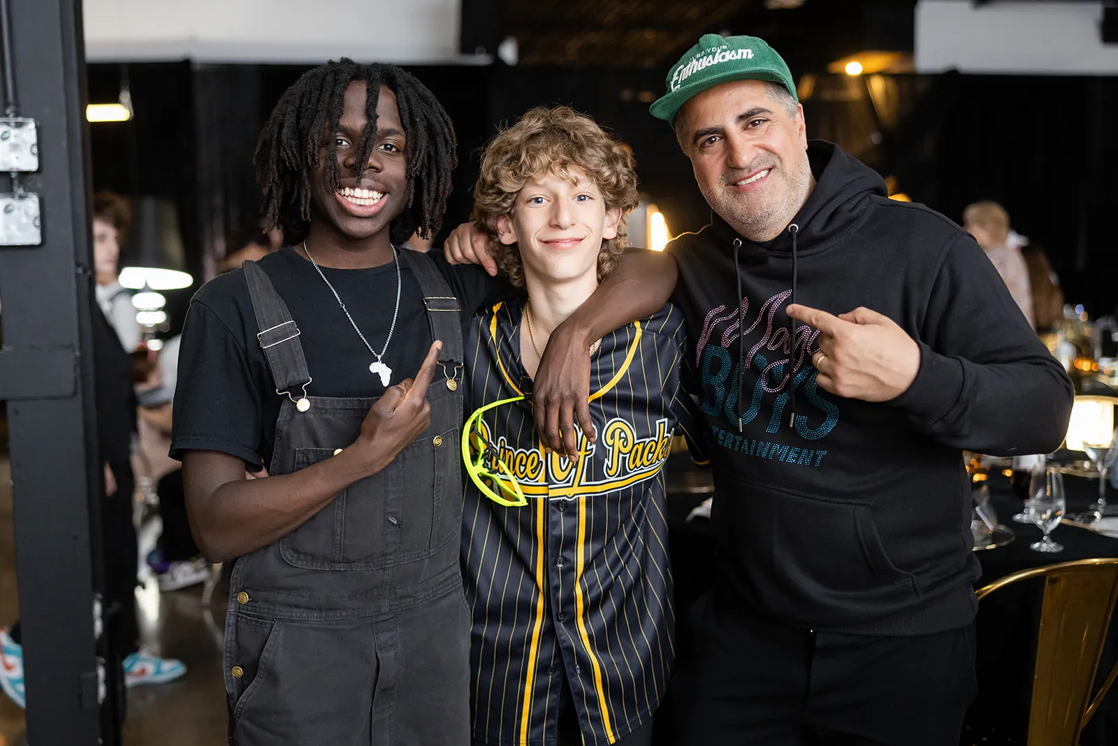 Bar Mitzvah party with custom LED lighting and dance floor