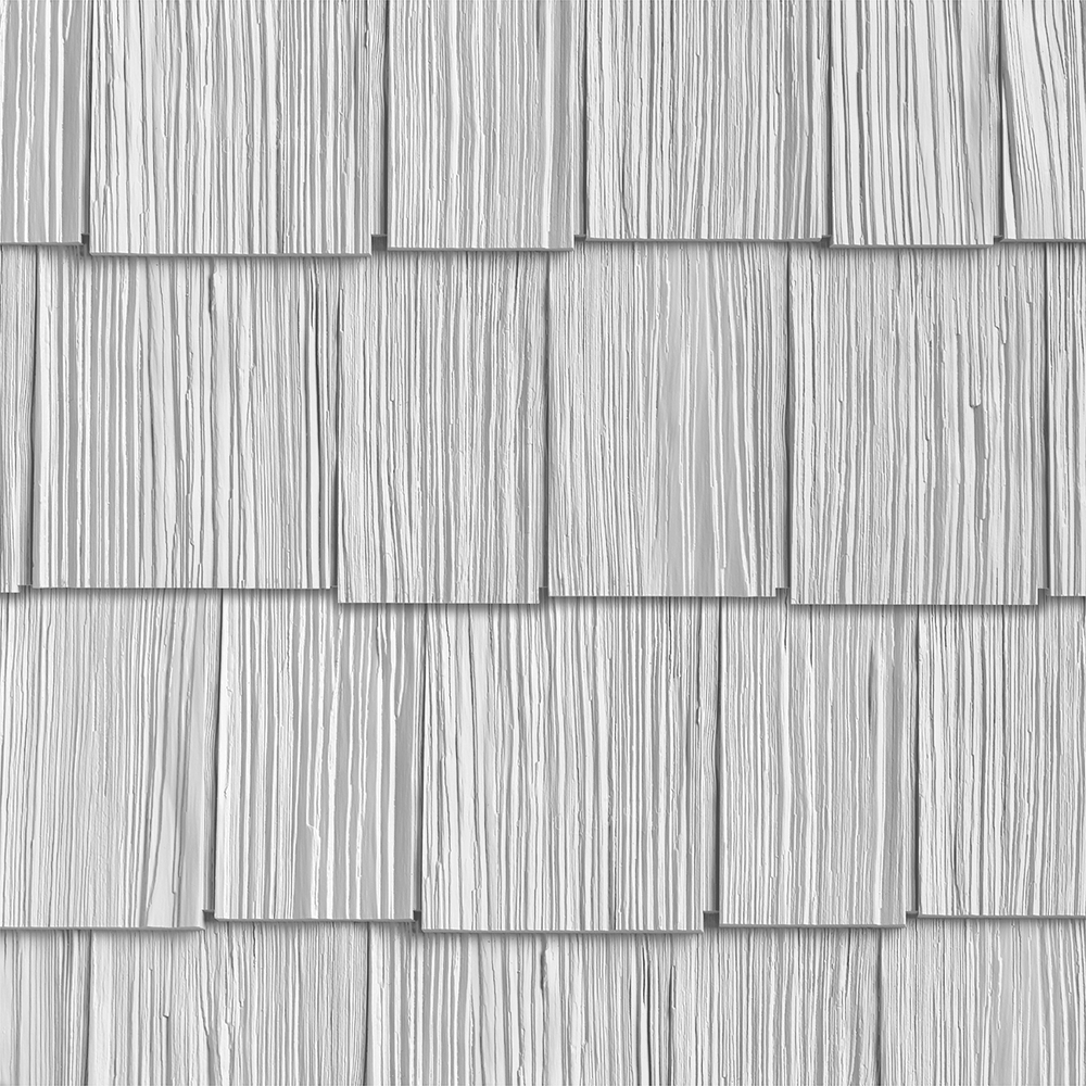 Beige vinyl siding panel with wood grain texture and locking edges.