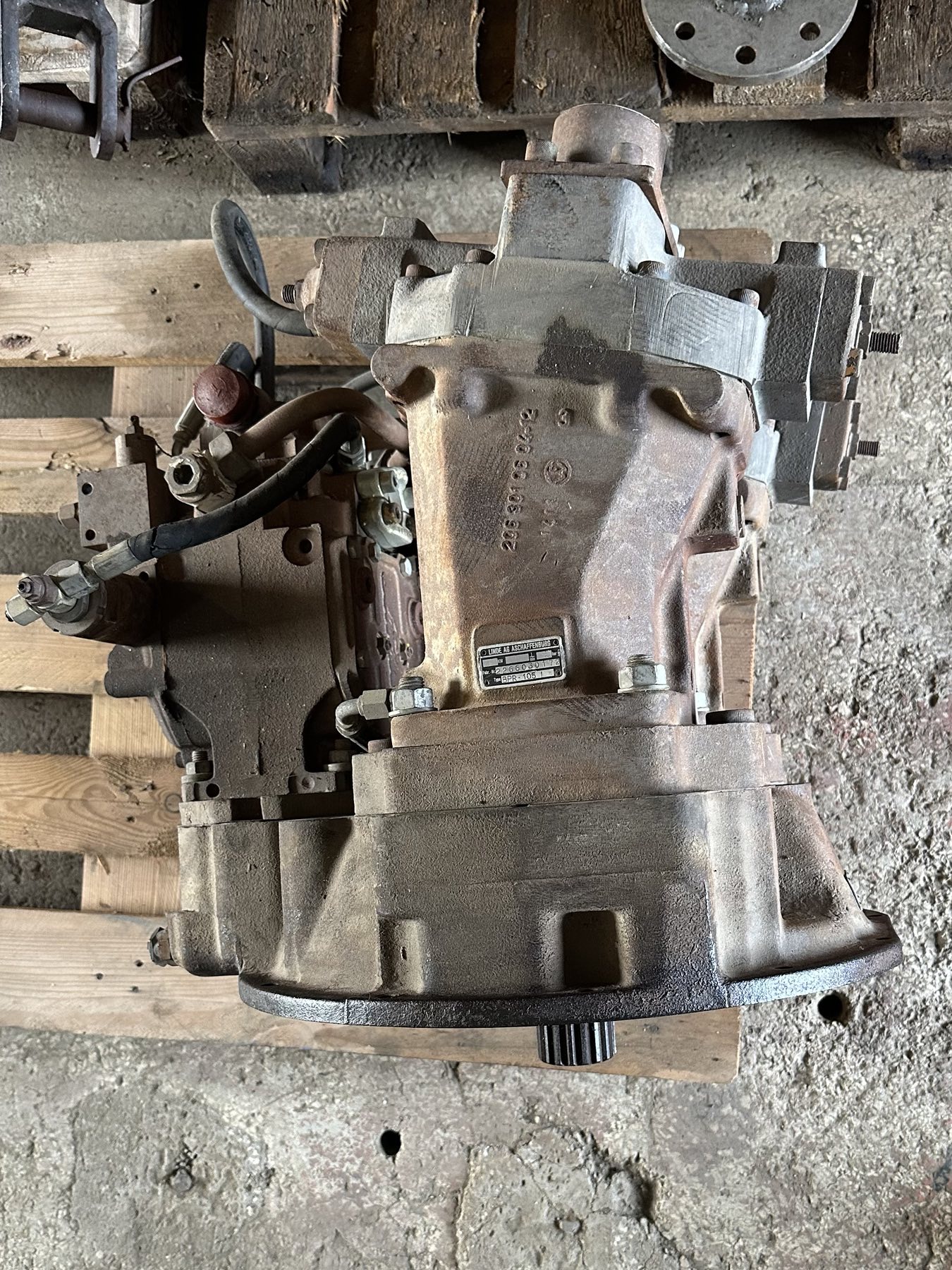 LINDE VG2+ BPR-105 + BPR-105 ΔΙΠΛΗ ΥΔΡΑΥΛΙΚΗ ΑΝΤΛΙΑ 2x105cc/rev