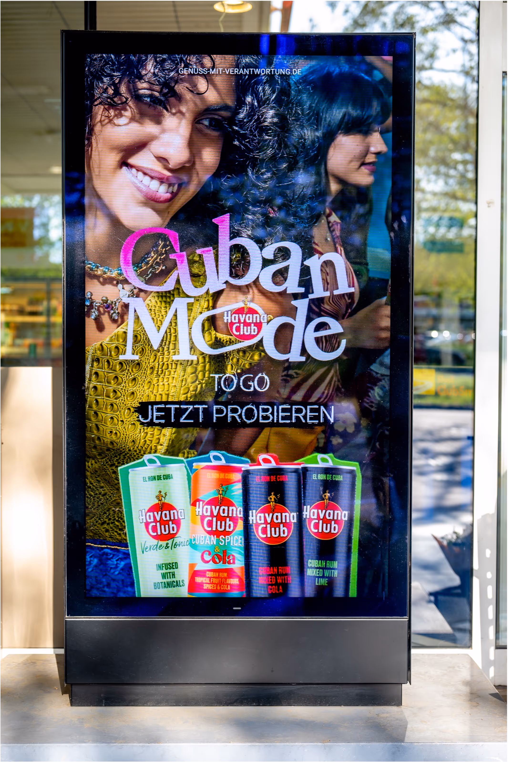 DOOH-Fläche von Havana Club.