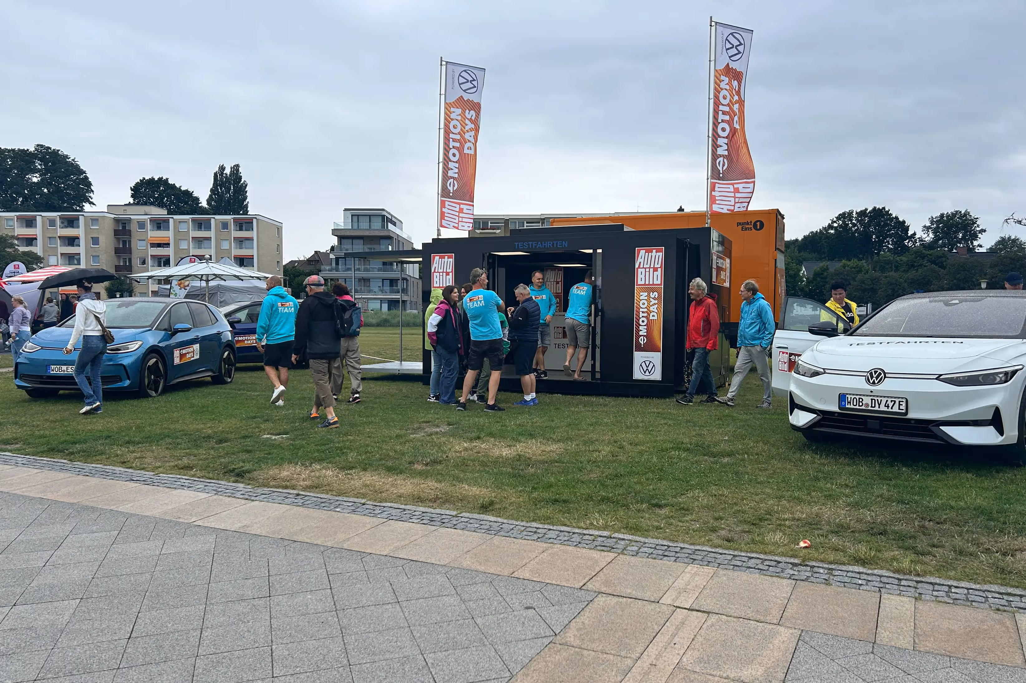 Blick über die Ausstellung der Auto Bild Emotion Days.