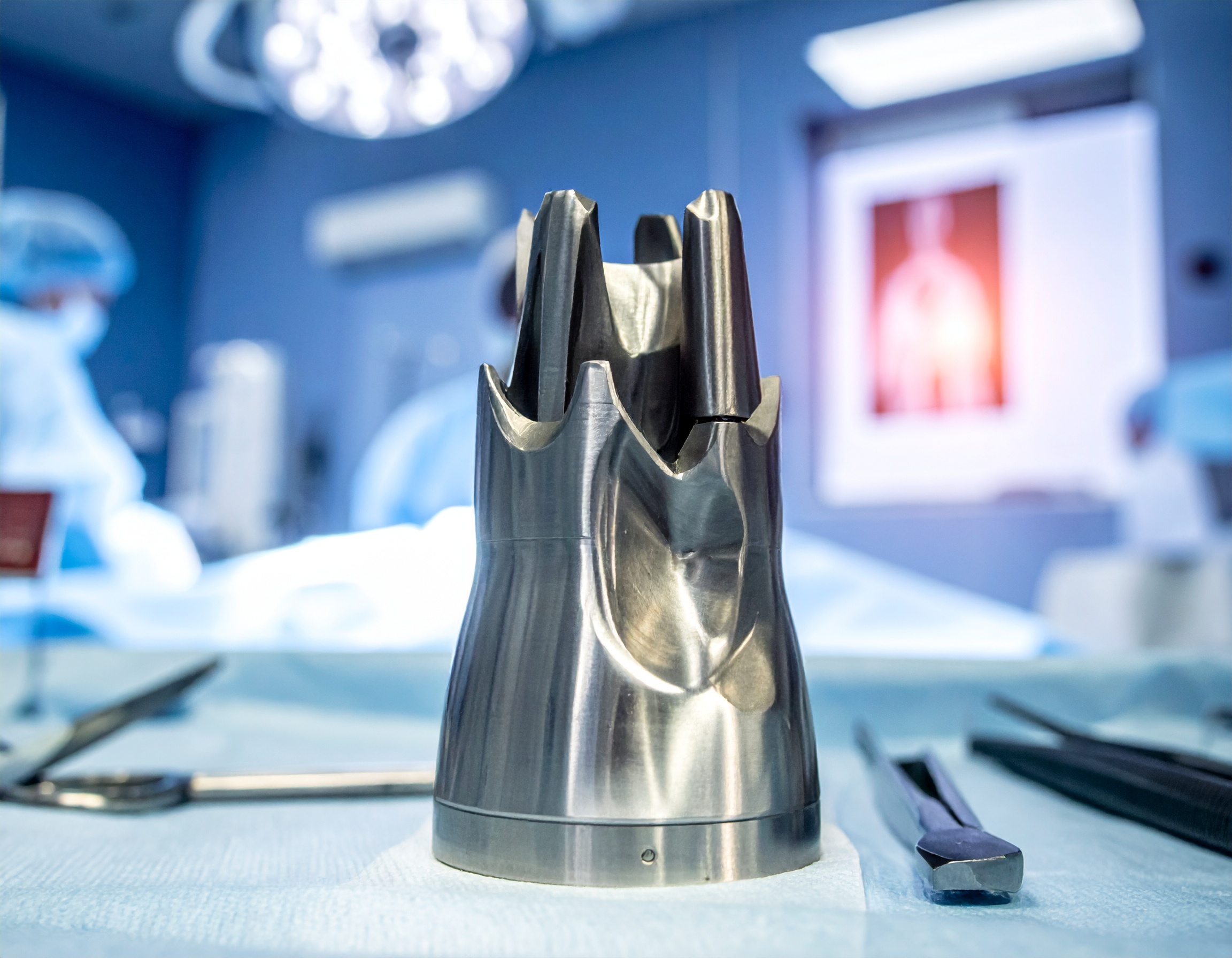 CNC machined stainless steel orthopedic surgical insert