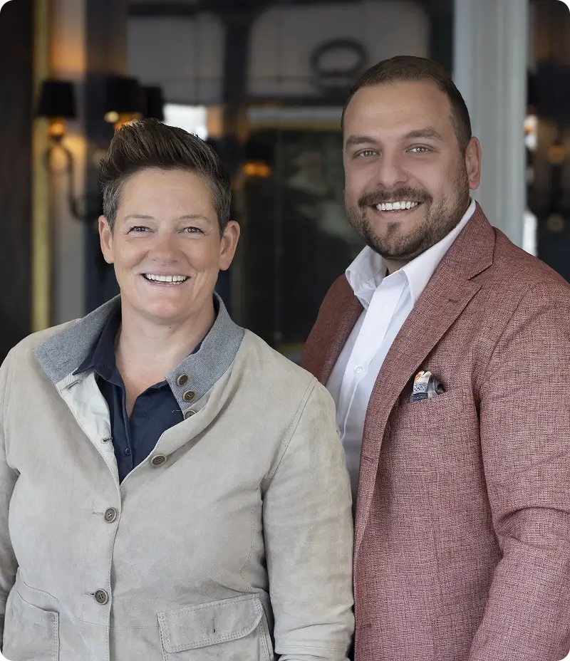 Portrait des fondateurs de notre agence immobilière à Montreux