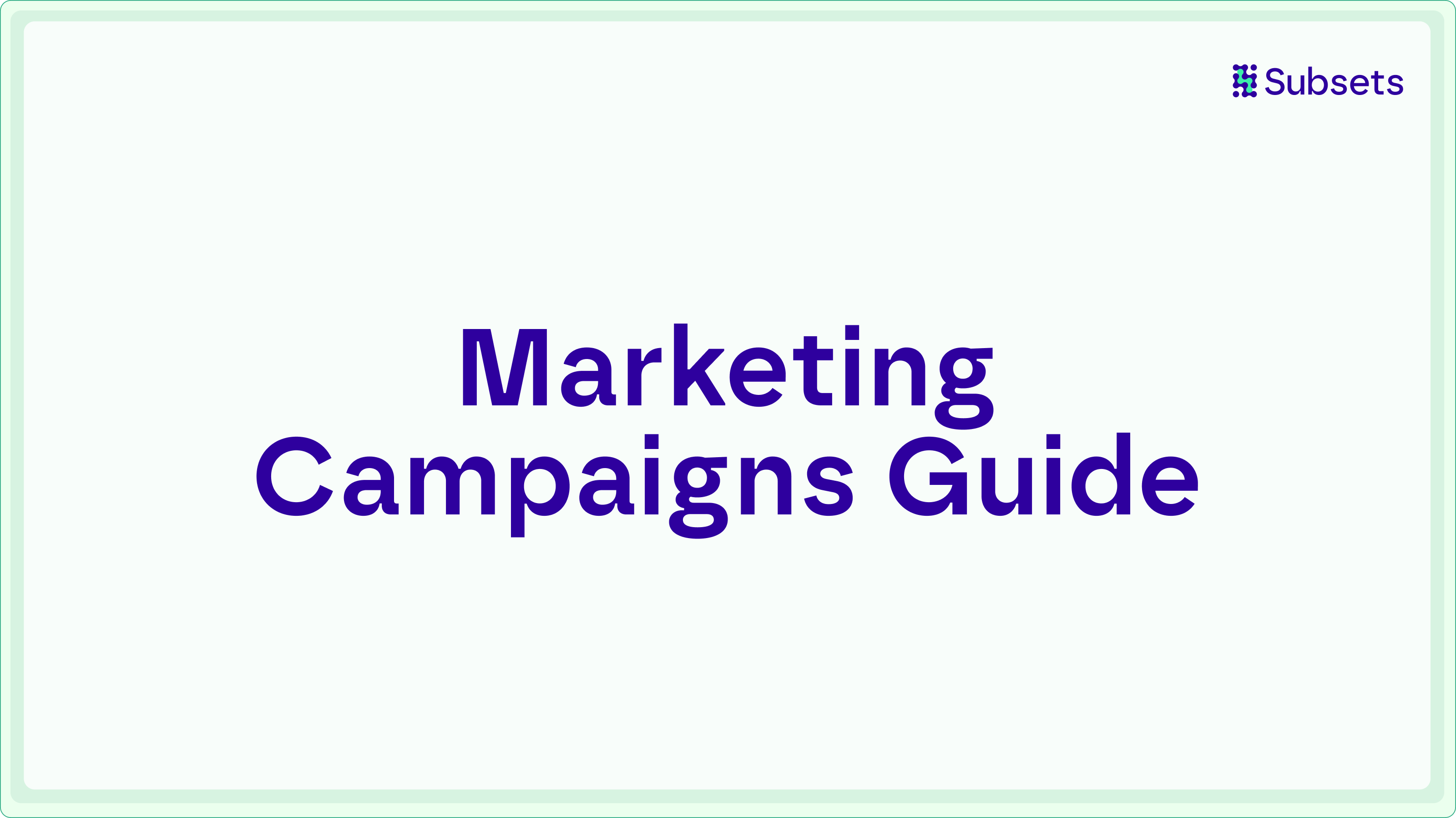 Guide to Marketing Campaigns for Subscription Businesses in 2026