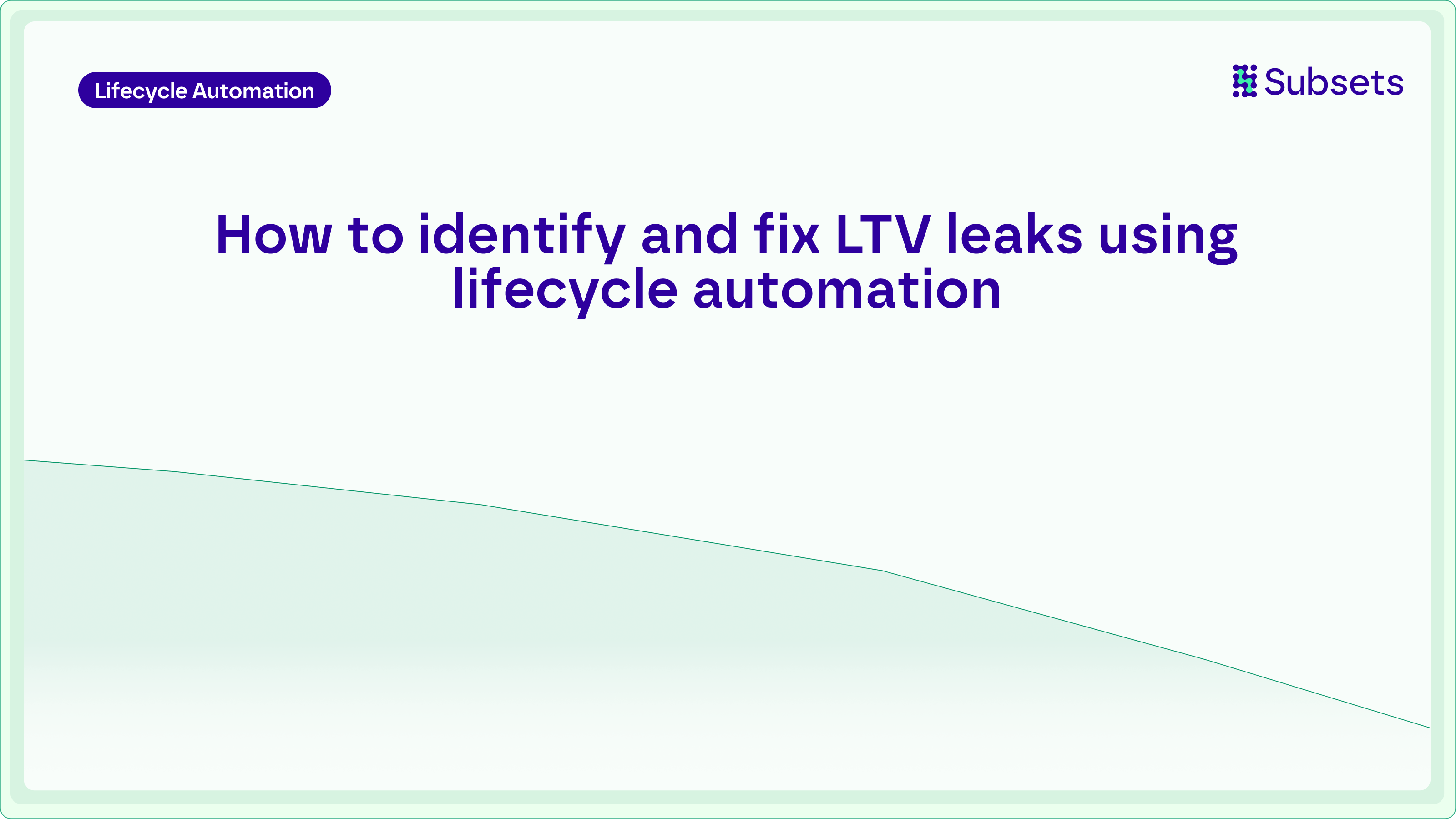 How To Identify And Fix LTV Leaks Using Lifecycle Automation