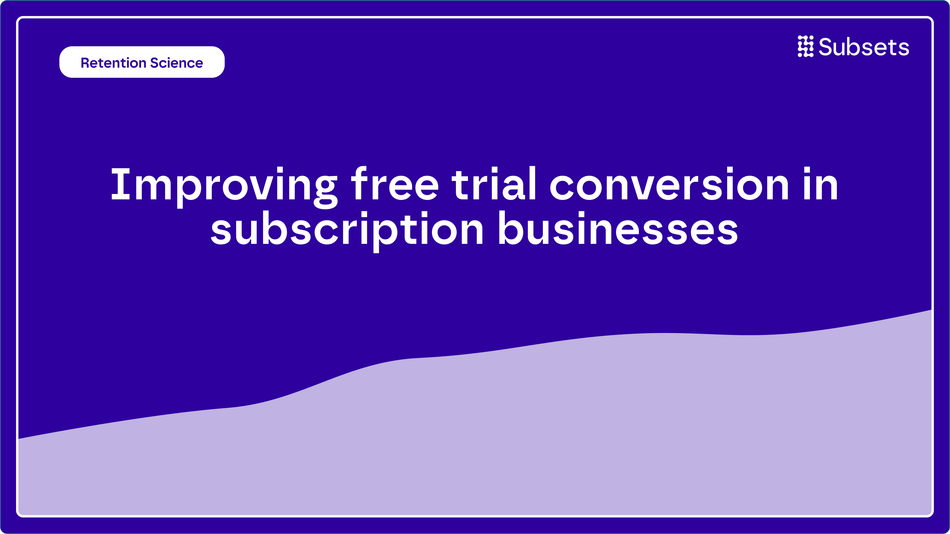 Automated journey converting trial users into subscribers