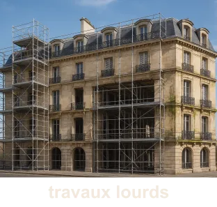 Immeuble nécessitant des travaux lourds