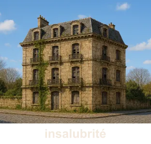 Immeuble dégradé, logement insalubre
