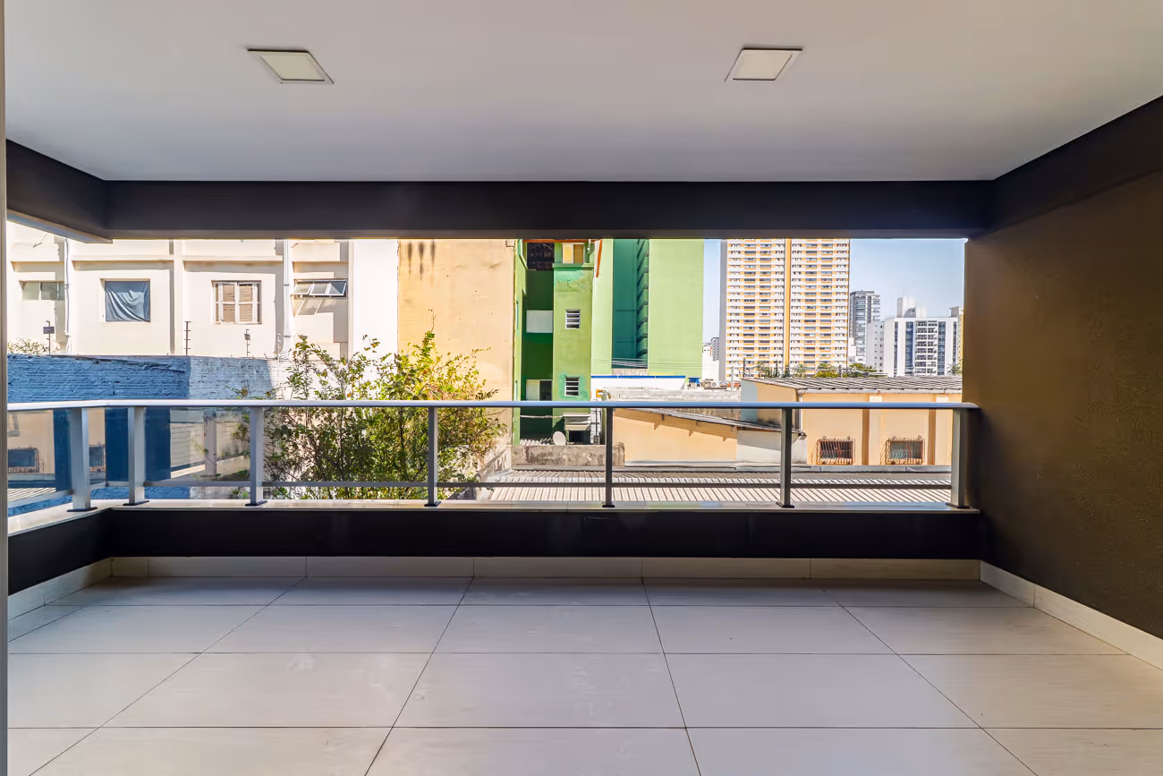 Foto da varanda do conjunto comercial