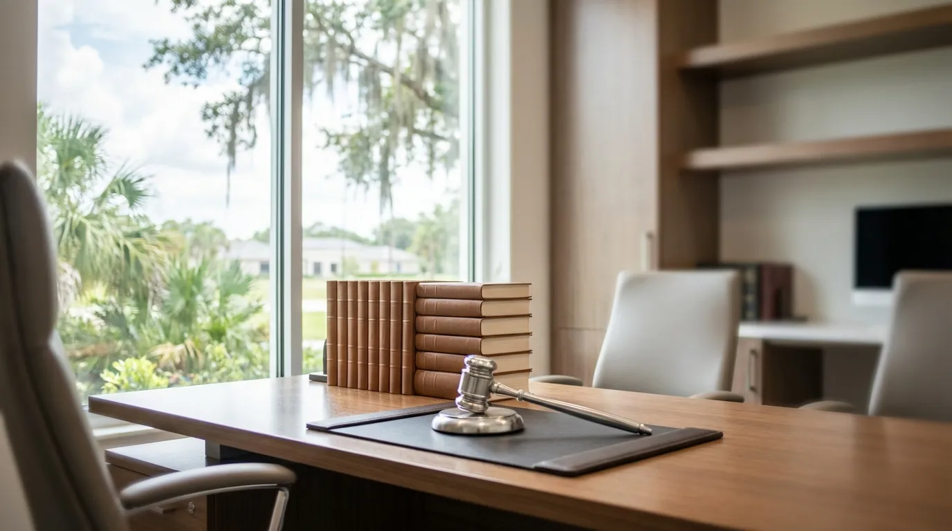 Professional law office conference room overlooking the St. Johns River for legal PPC in Jacksonville, FL