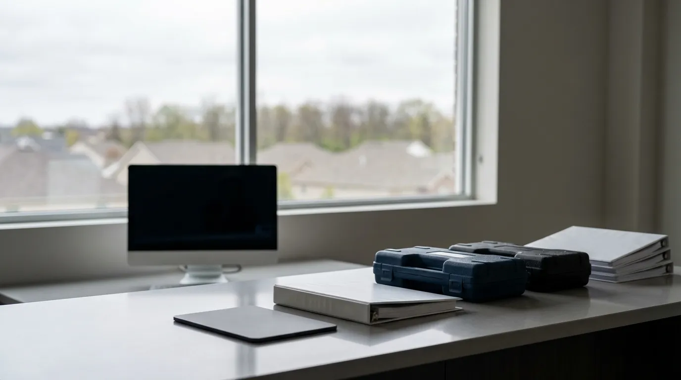 Professional HVAC service management workspace for HVAC contractors in Indianapolis, IN