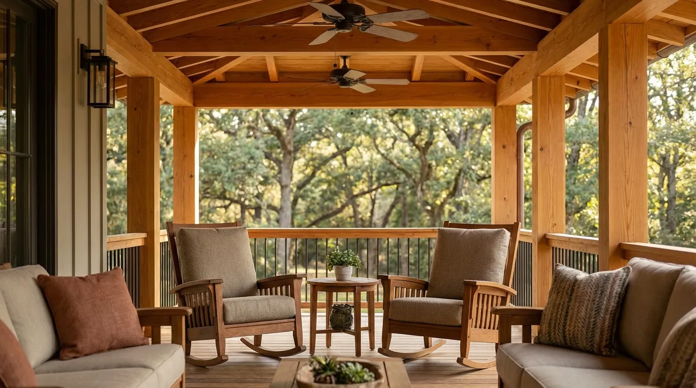 Construction contractor reviewing blueprints at a home remodeling project in Atlanta
