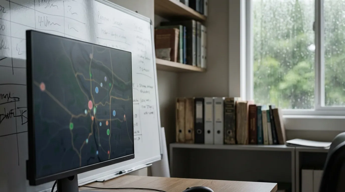 Professional plumber working on cast-iron pipes in the basement of a historic Craftsman bungalow in Portland, OR