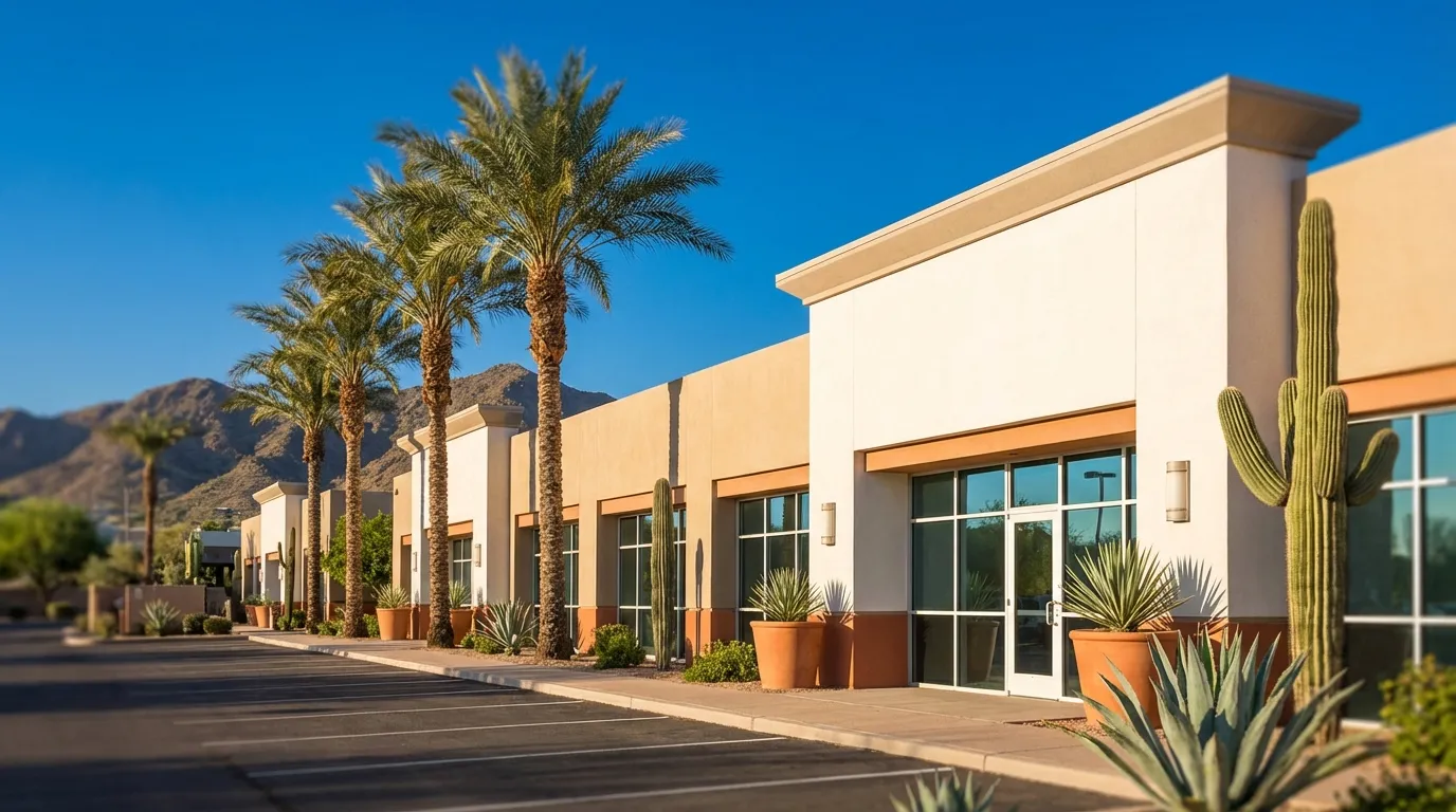 Physician greeting a patient at a medical clinic in Phoenix