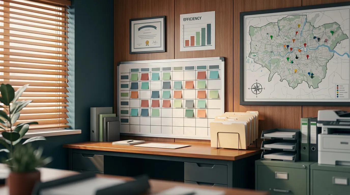 Professional HVAC service dispatch office for air conditioning contractors in Houston, TX