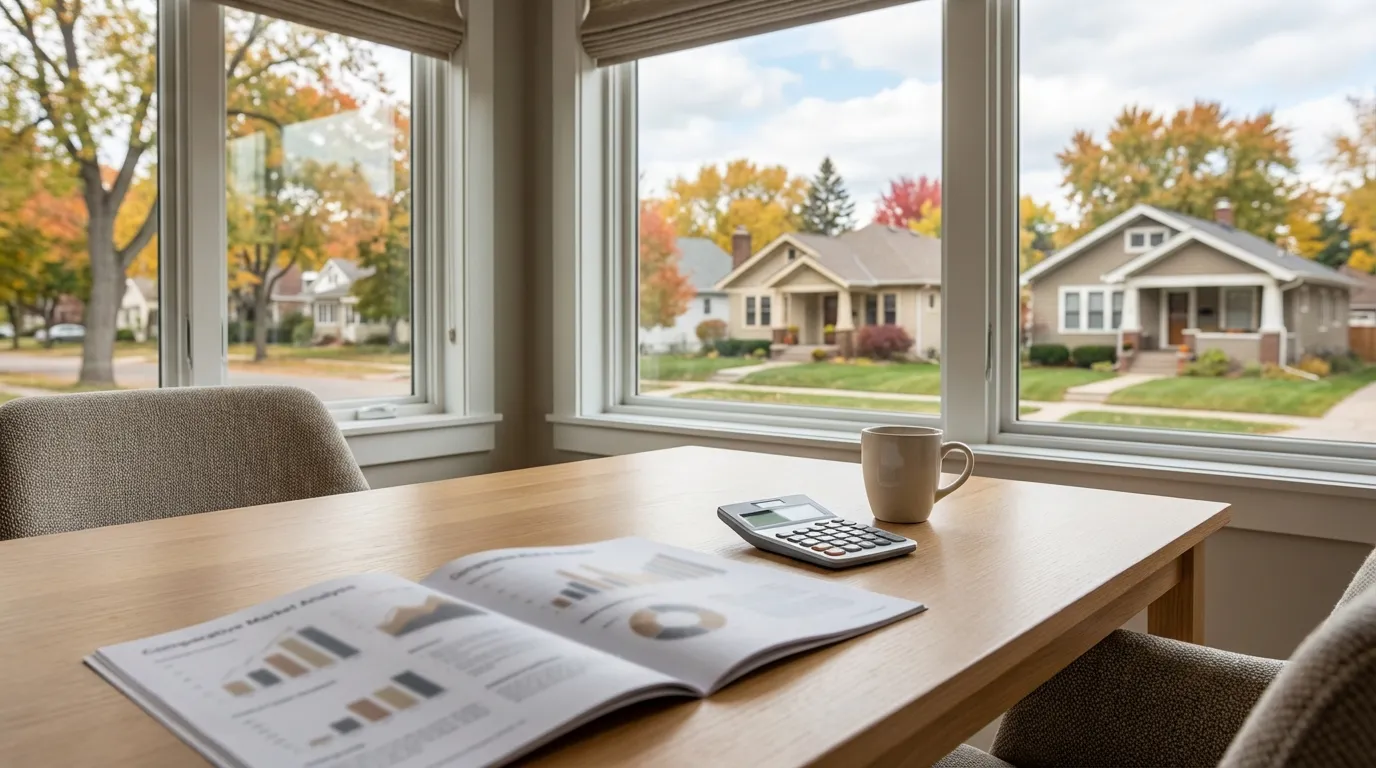 Classic Minneapolis Craftsman bungalow for sale on a tree-lined South Minneapolis boulevard in spring