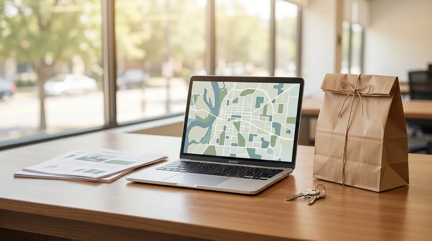Memphis Midtown craftsman bungalow with wide covered porch and mature magnolia trees under warm hazy Southern afternoon light