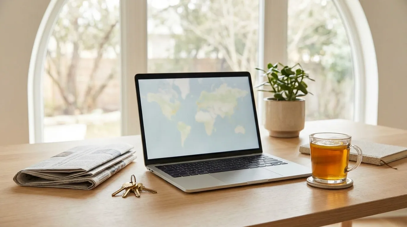 Five Points Raleigh craftsman bungalow with mature oak trees and brick sidewalk under warm Carolina afternoon light with for sale sign