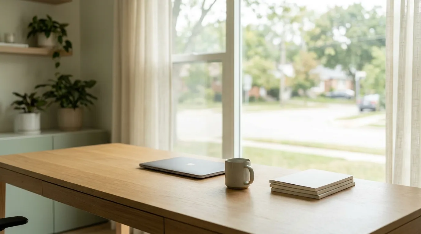 Professional real estate agent showing a Colonial-style home to a military family in Virginia Beach, VA