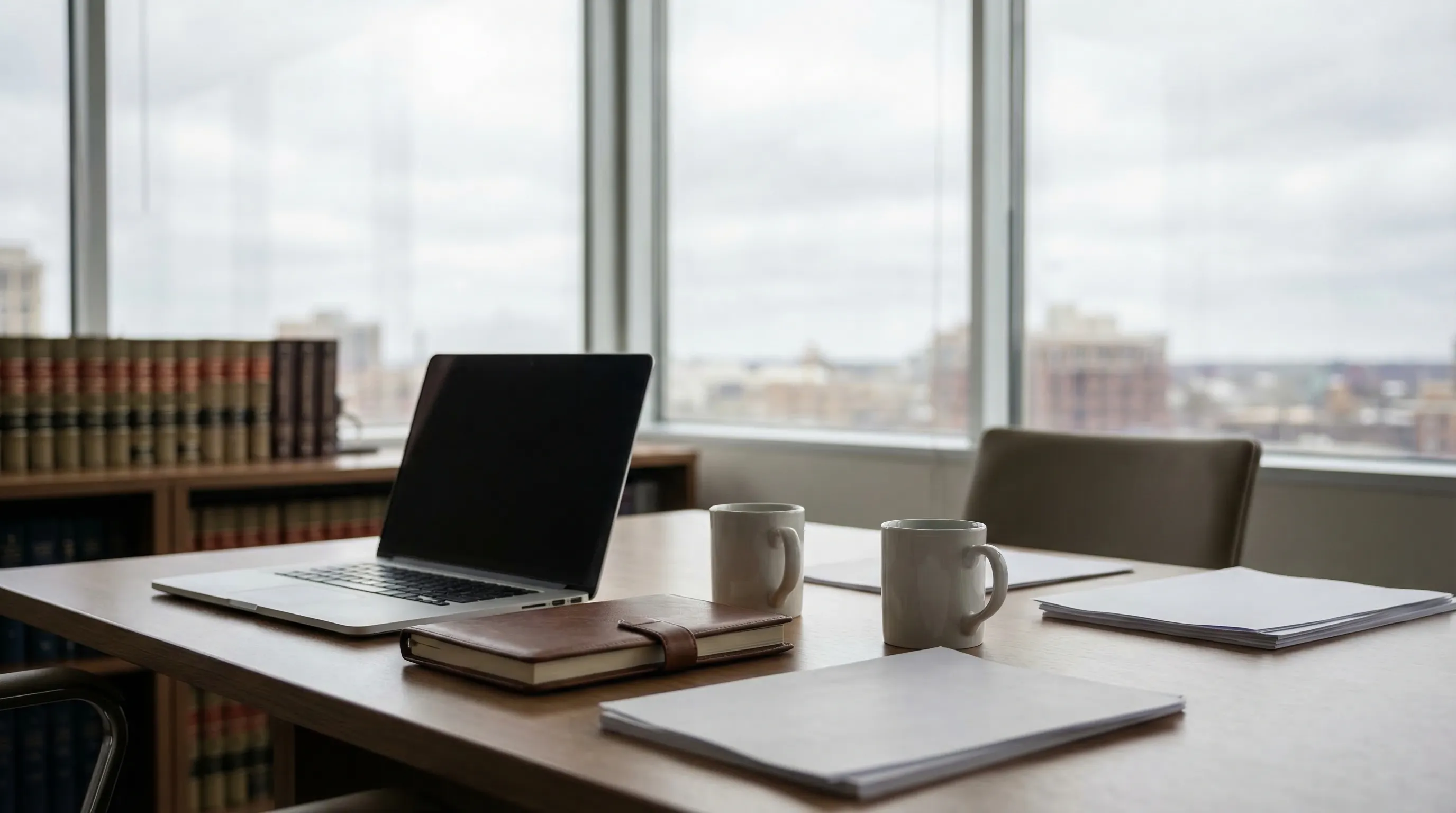 Financial advisor and client reviewing retirement plan in professional Milwaukee office for financial services PPC