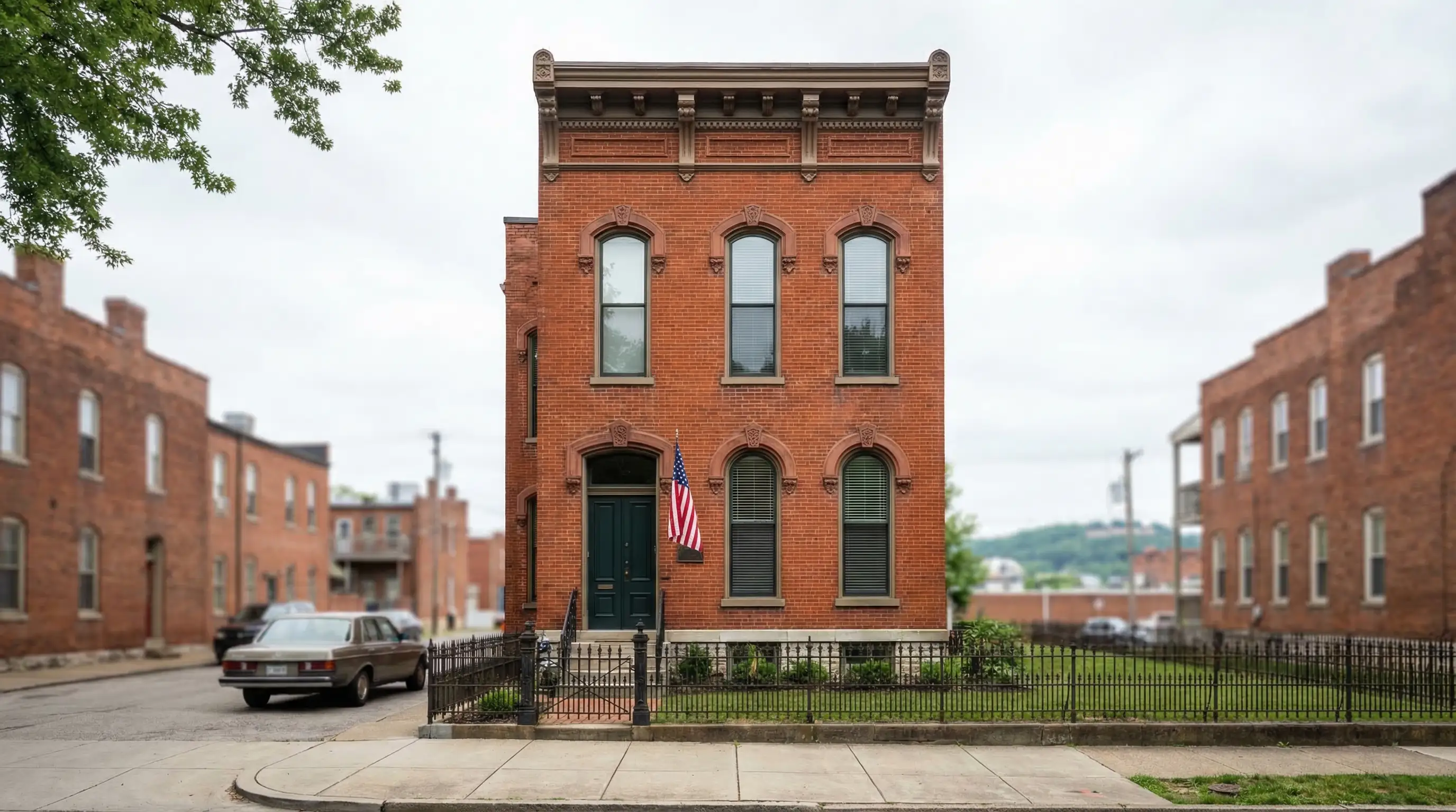 Professional attorney reviewing case documents at a Cincinnati law office near the 6th Circuit courthouse district