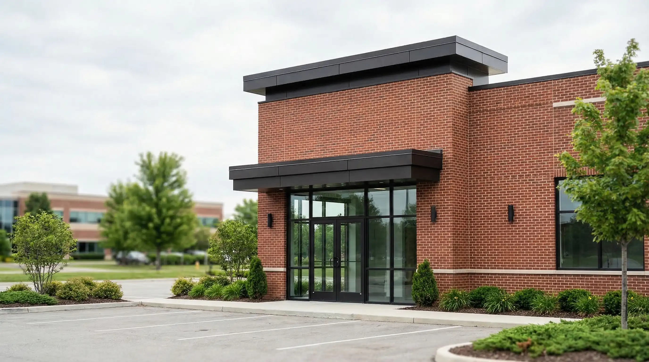 Professional dental office interior with hygienist working with patient in Cincinnati, OH