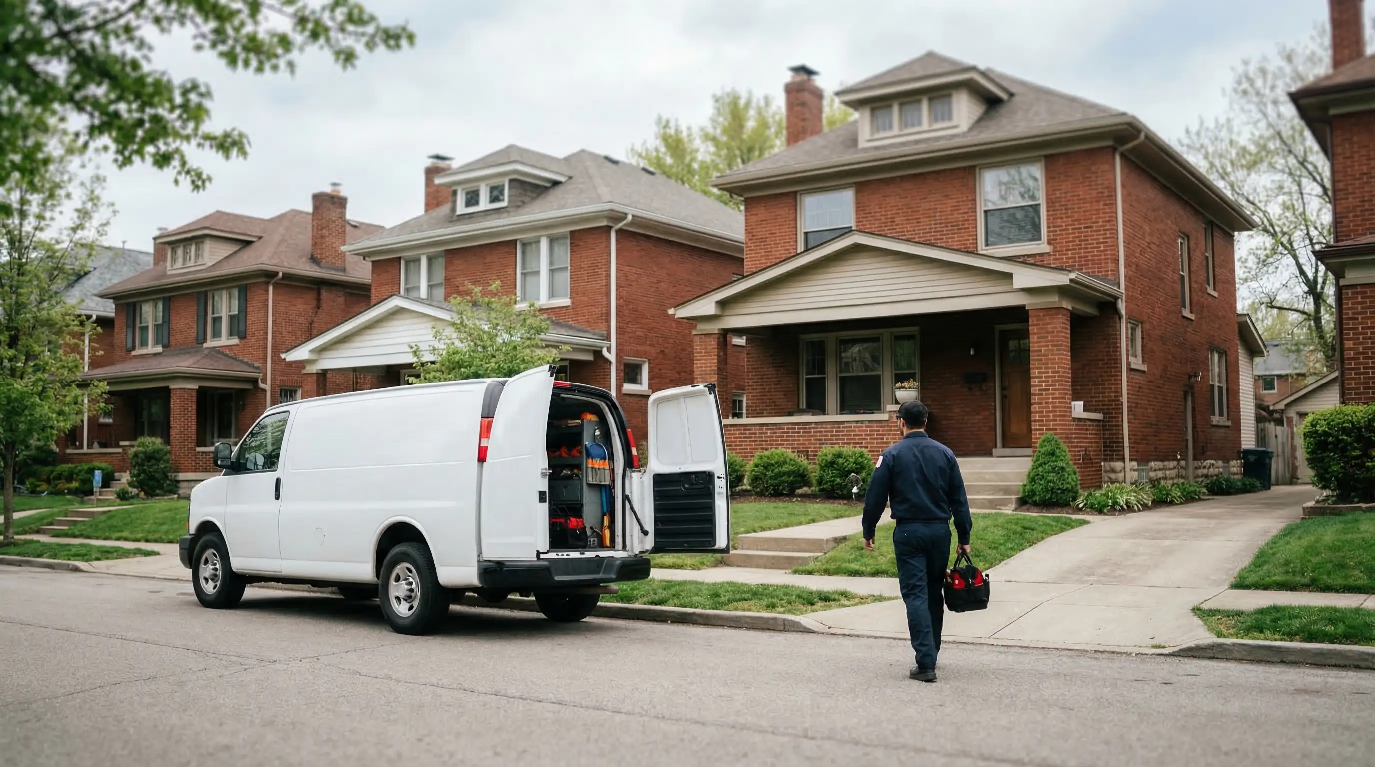 Local Cincinnati plumber replacing corroded galvanized pipe in a pre-war home basement in Cincinnati, OH