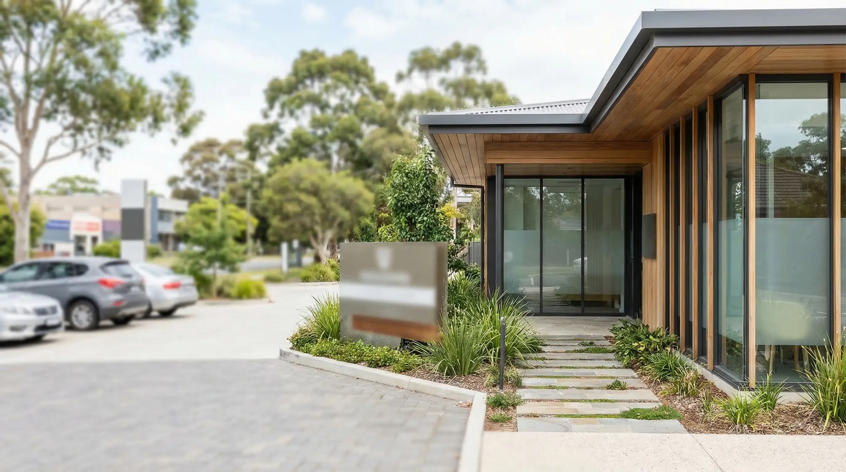 Modern dental practice interior in Cleveland Heights, OH with professional dentist and patient
