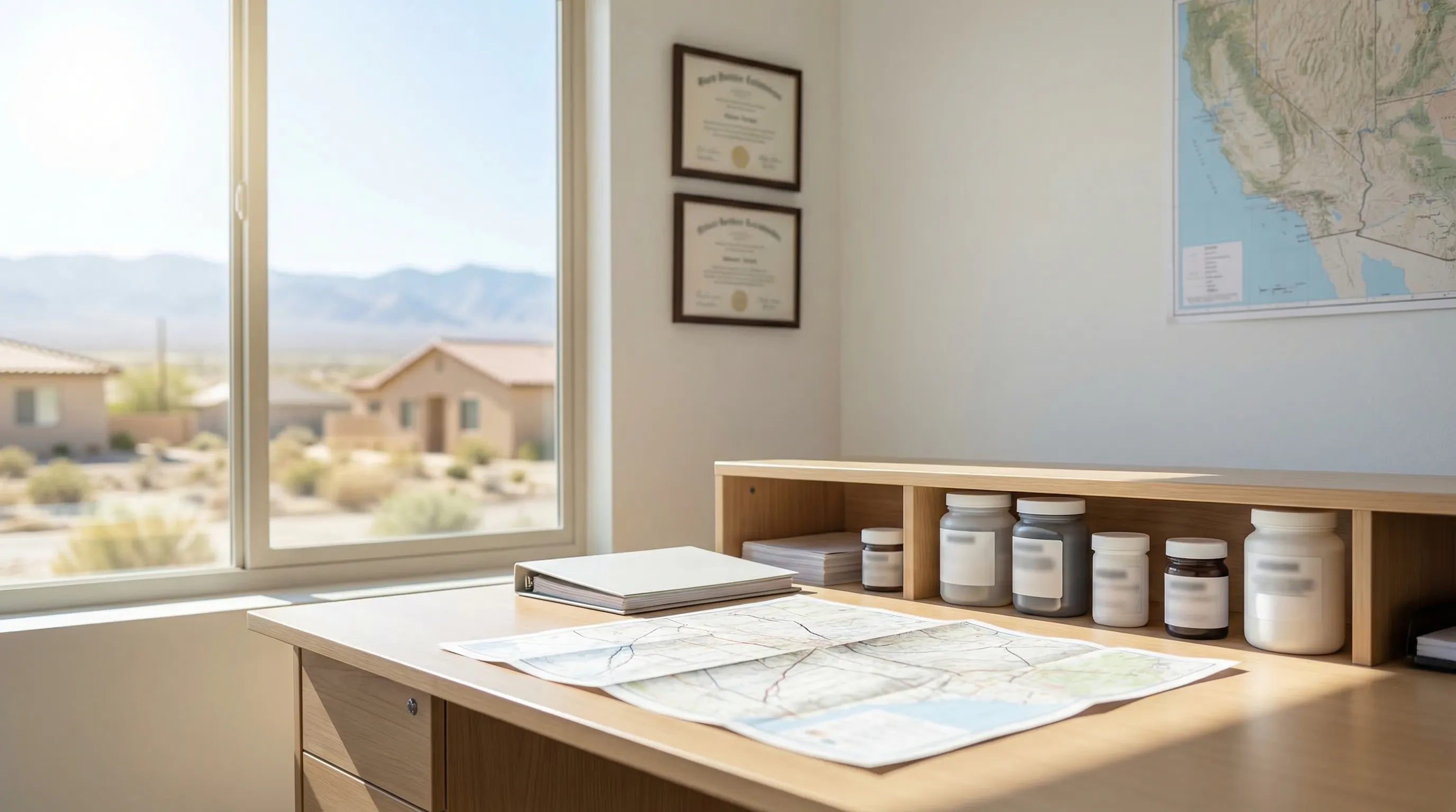 Pest control technician performing treatment for pest control services in Bakersfield, CA