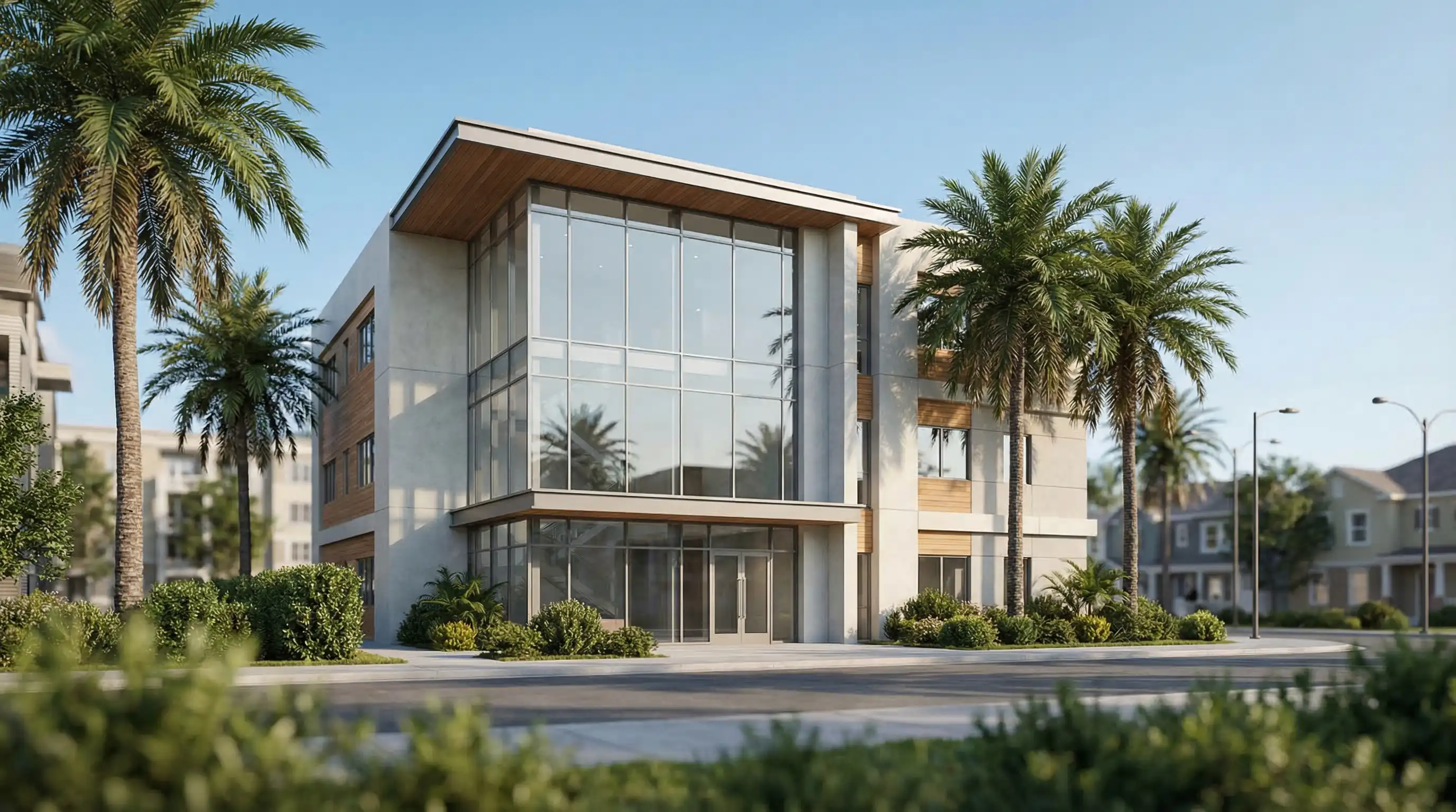 Professional modern medical clinic exterior in West Los Angeles for healthcare in Los Angeles, CA