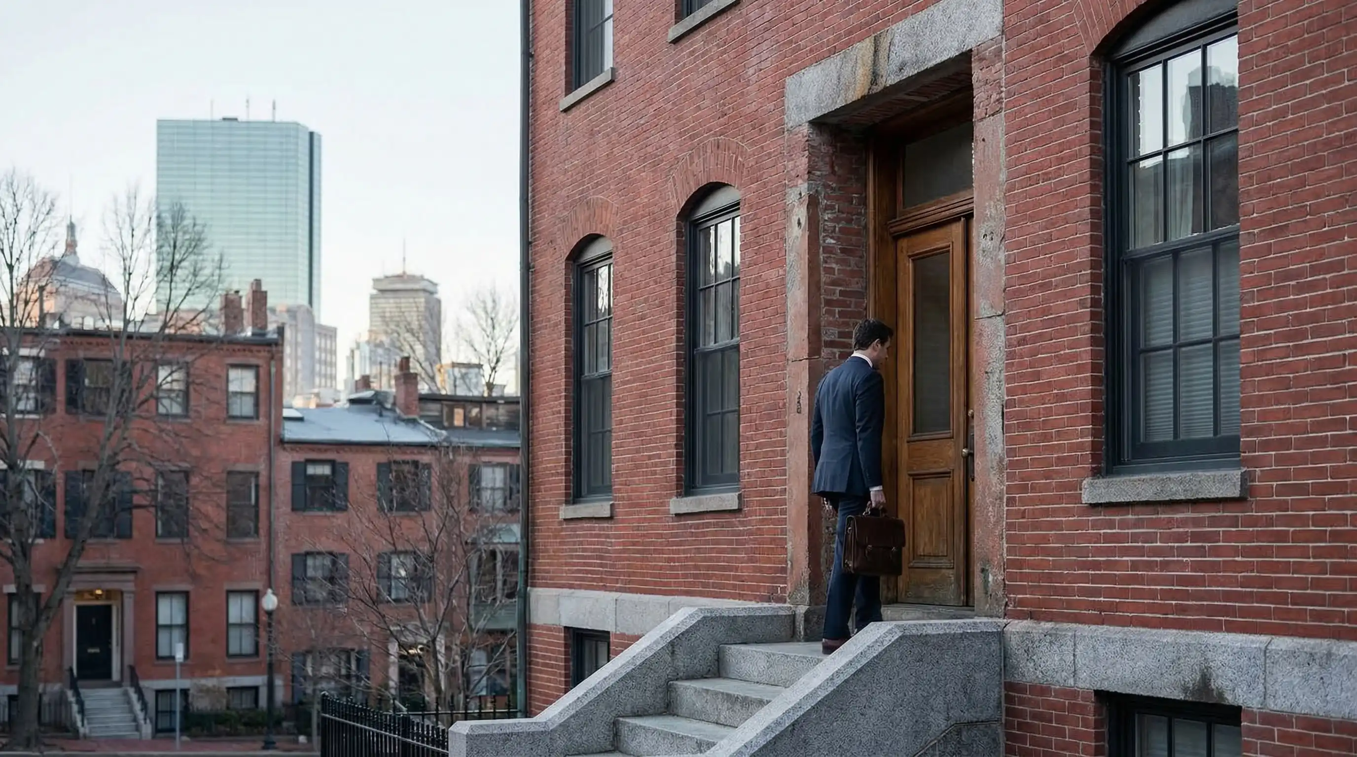 Professional law office exterior near Suffolk County Courthouse in Boston, MA