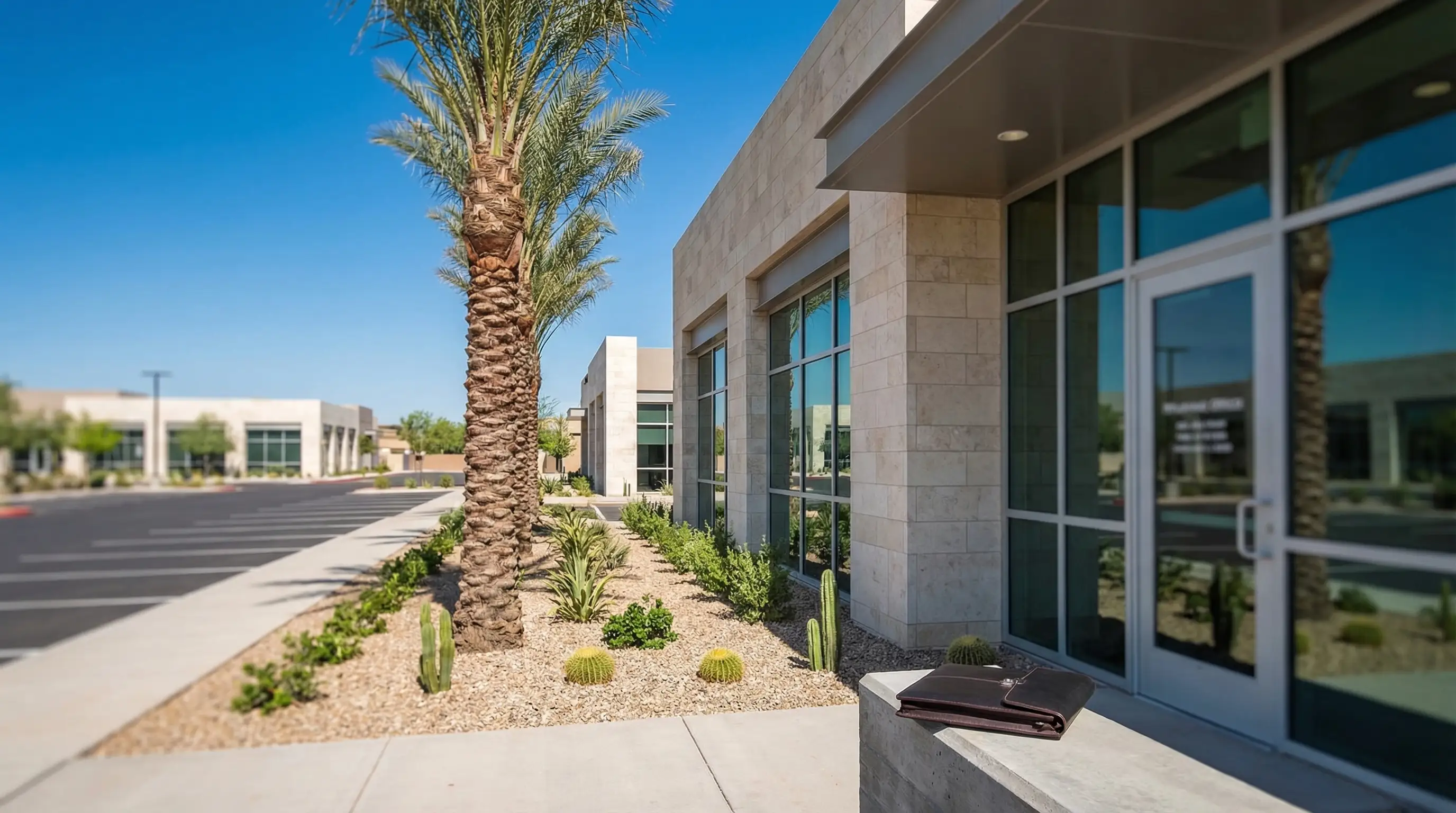 Professional law office exterior for legal PPC services in Gilbert, AZ