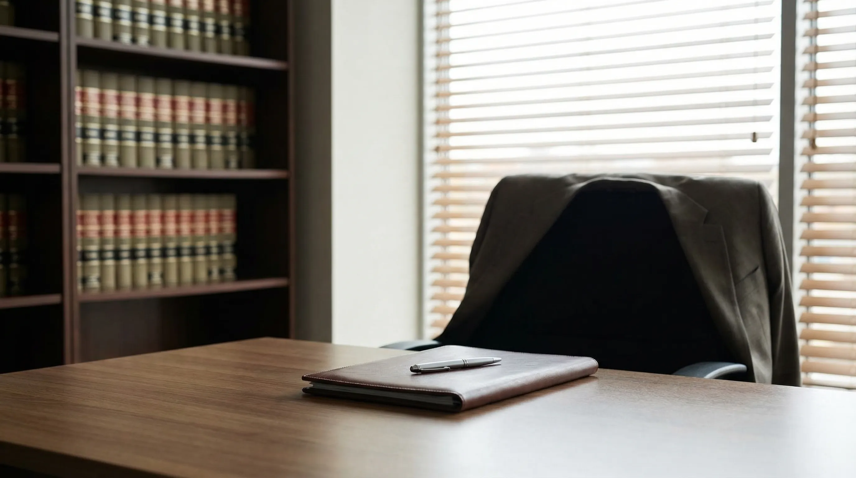 Professional attorney consulting with a client in a Sioux Falls, SD law office