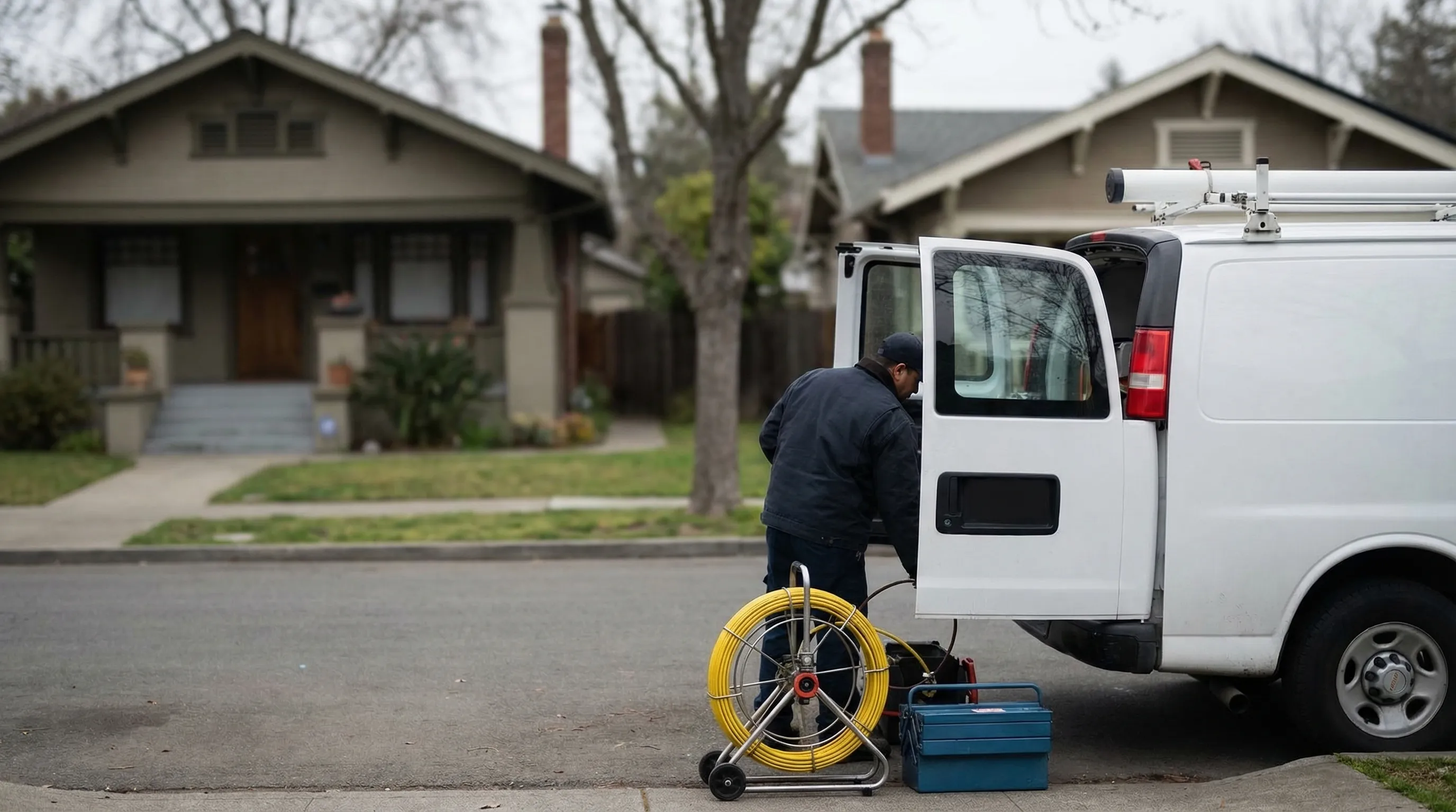 Licensed plumber replacing corroded galvanized pipes with copper piping in a pre-1950 Craftsman home in Oakland, CA