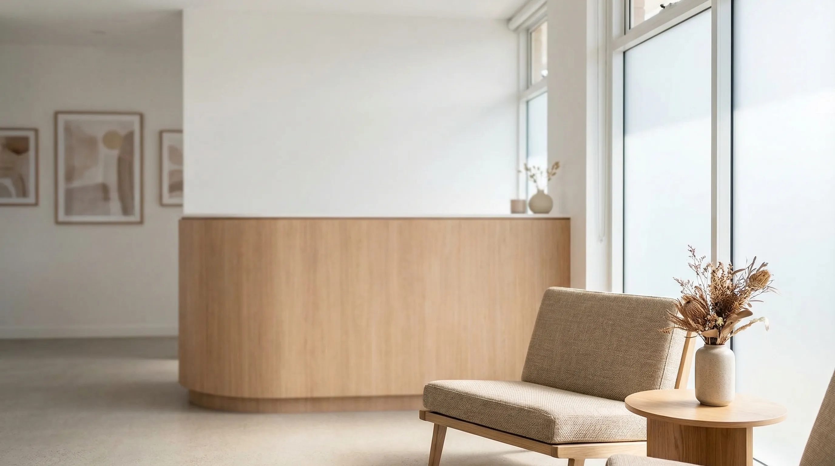 Modern dental treatment room in a Riverside, CA practice with a dentist reviewing digital X-rays