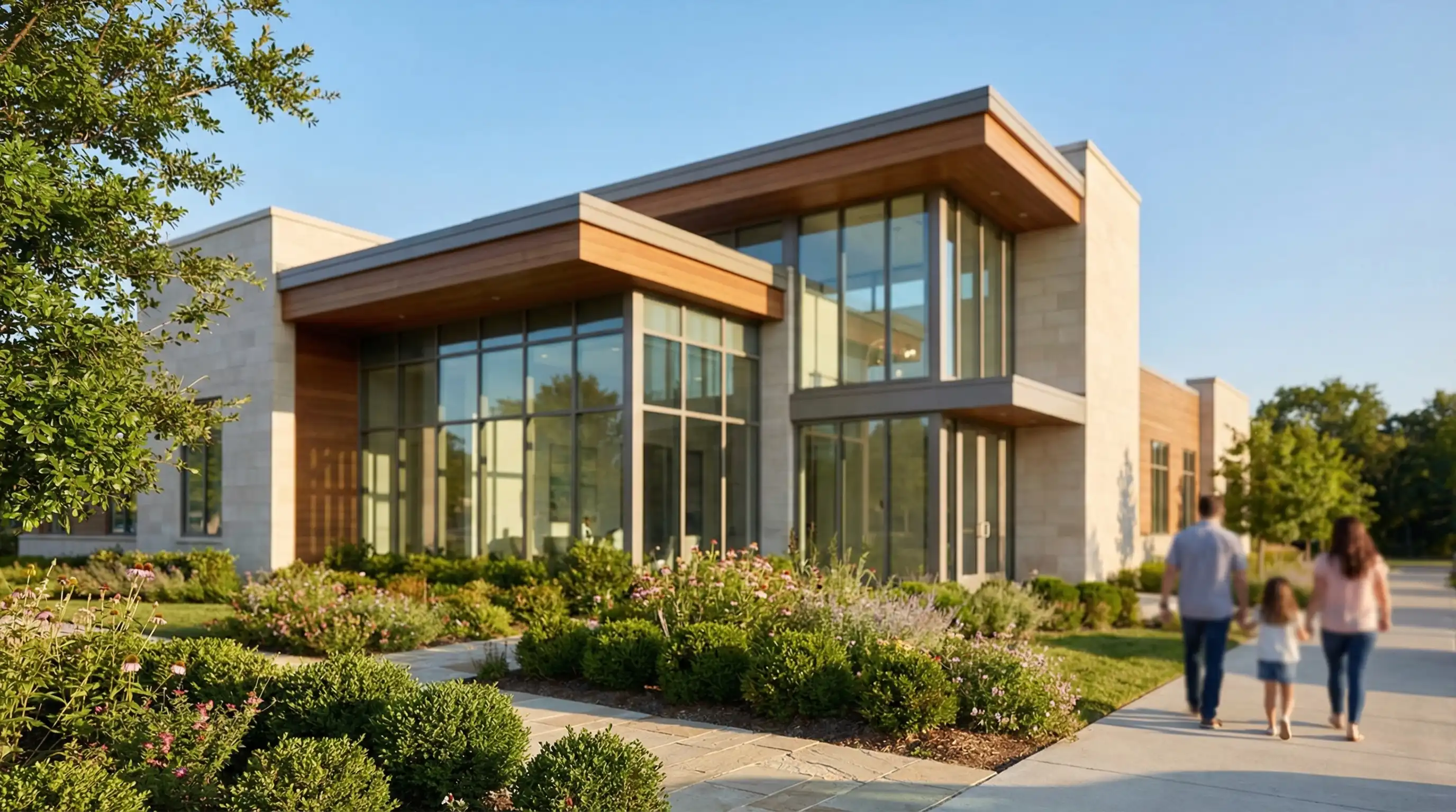 Professional dentist examining patient in modern dental practice in Huntsville, AL