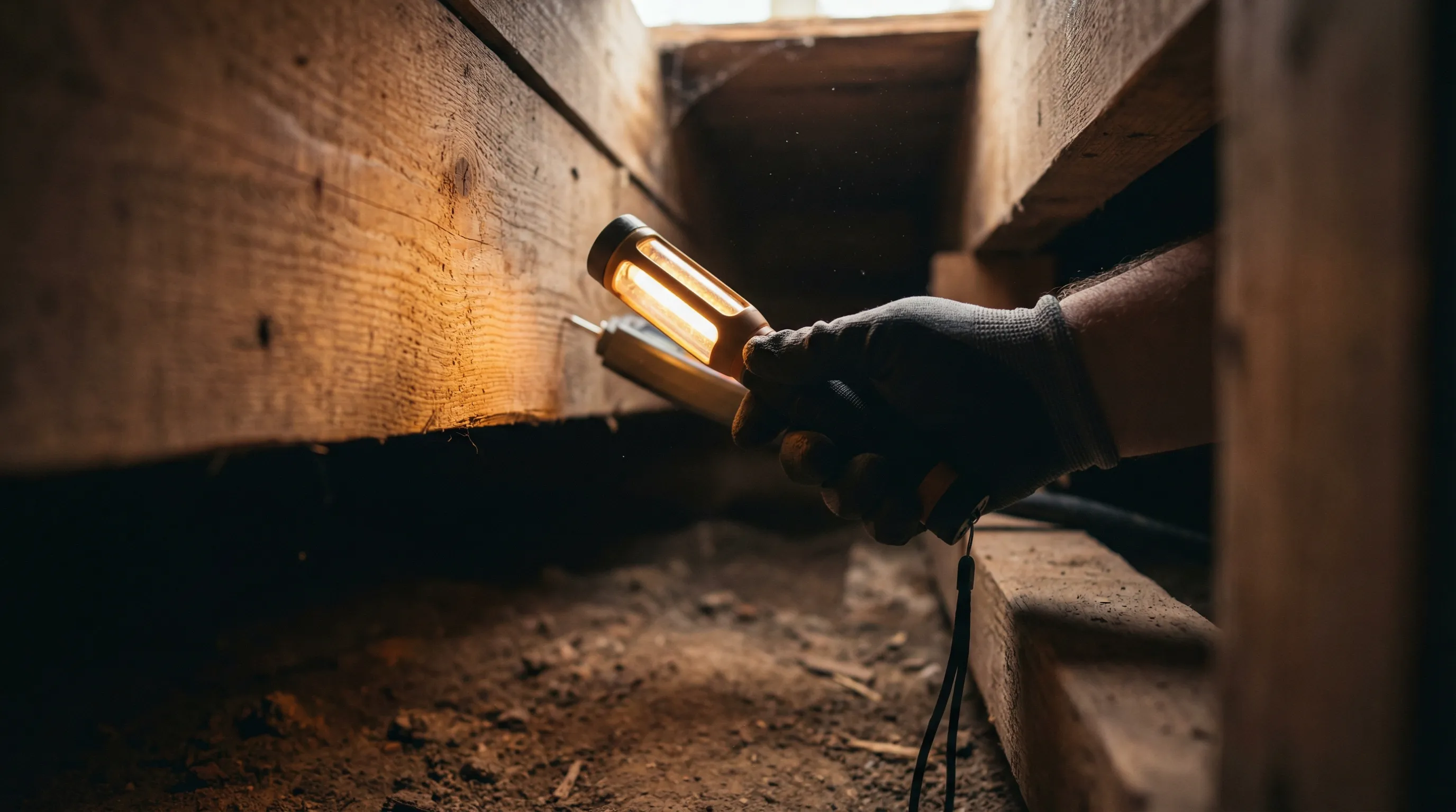 Professional pest control technician inspecting a residential property in Honolulu, HI, with tropical landscaping in the background